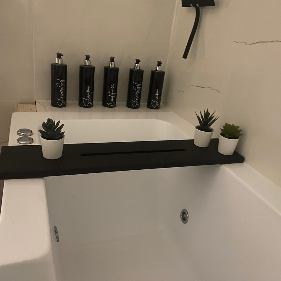 500ml bad flytende såpedispenser gjenbrukbar pumpeflaske sjampo balsam dusjsåpe flaske lotion oppbevaringsbeholder