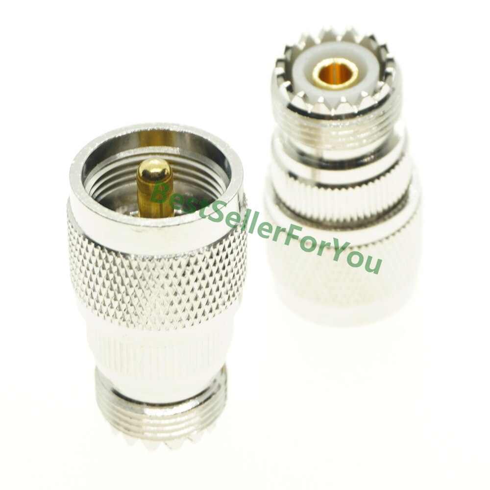 UHF Male Female To UHF Male Female PL259 TO SO239 RIGHT ANGLE 3 WAY RF Adapter Connector: UHF-JK