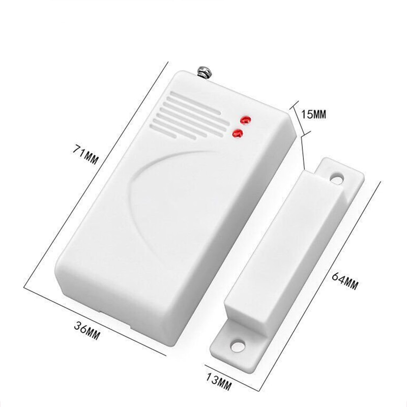 4/10pcs Independent Wireless Home Door Window Entry Burglar Alarm Standalone Magnetic Sensors Security Alarm Protect System