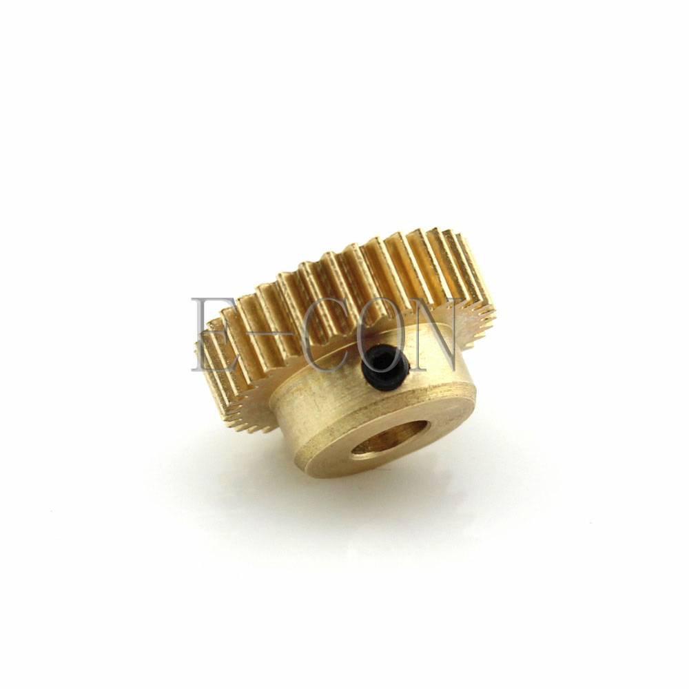 1 st 0.5 m 40t 3mm/4mm/5mm/6mm/6.35mm/7mm/8mm/9mm/10mm/11mm/12mm borrhål 40 kuggmodul 0.5 motorkugghjul i metall med toppskruv