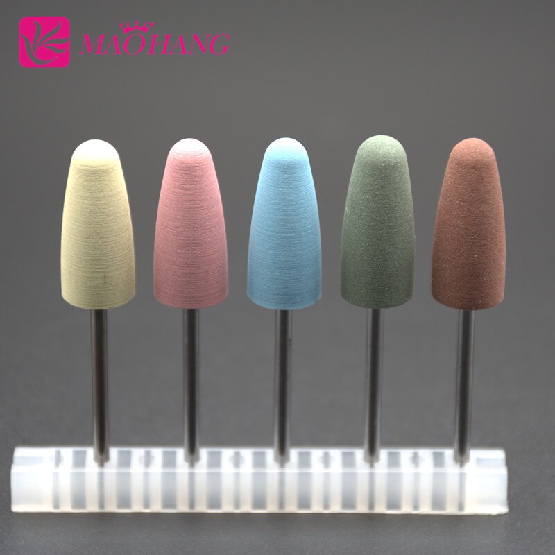 MAOHANG Siliconen Nail Boor Machine Polijstmachine Rubber Remover Manicure Elektrische Frees Griding Buffer File Nail Tool