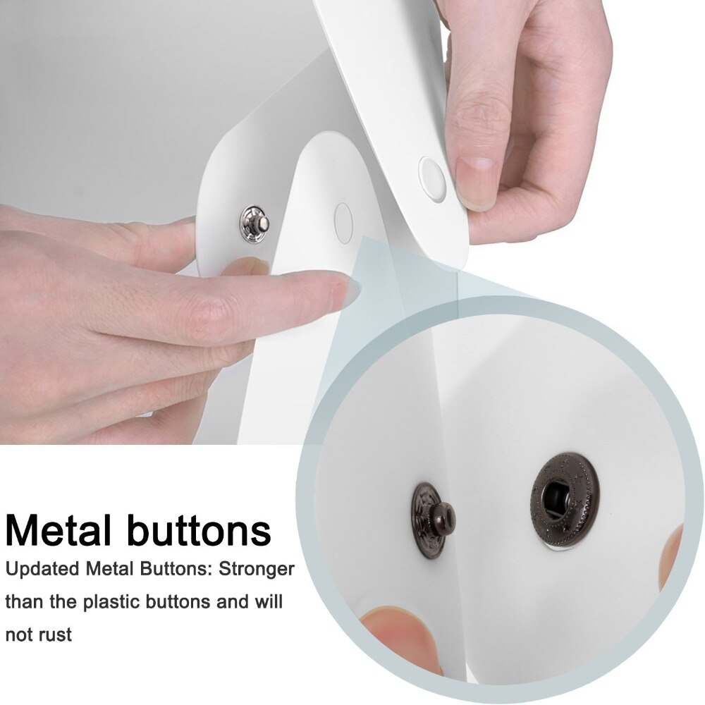 Pliage Lightbox photographie Studio Softbox lumière LED boîte souple caméra Photo fond boîte éclairage pour Smartphone