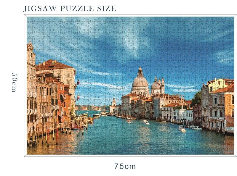 70*50cm 1000 pezzi di Puzzle di puzzle di Montaggio foto di Paesaggio di puzzle giocattoli per adulti i bambini giochi per bambini Giocattoli educativi ZXH