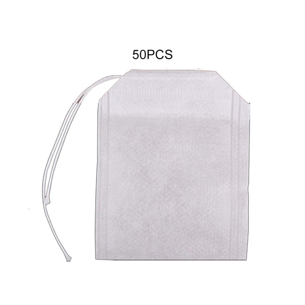 50/100pcs Disposable Tea Filter Bags Tea infusers Empty Drawstring Seal Filter Tea Bags Drawstring Herb Loose Tea bag