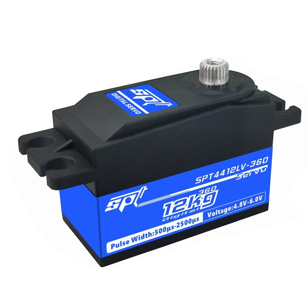 Spt 4412lv kort kropp rc bil / robotikk digital servo høyhastighets metall utstyr digital servo til rc bil