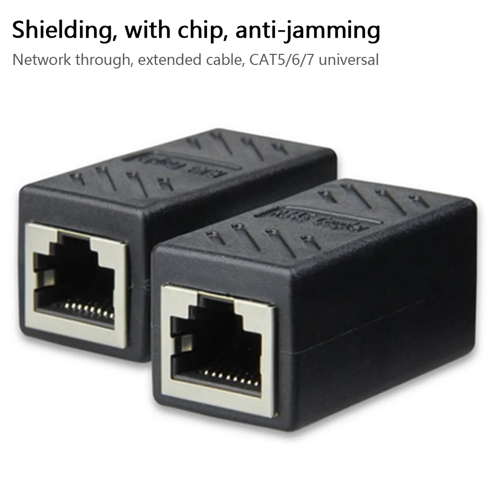 5/10/20Stck RJ45 Koppler Ethernet Kabel Koppler LAN Stecker Katze7 Katze6 Katze5e Ethernet Kabel Verlängerung Adapter buchse auf Buchse