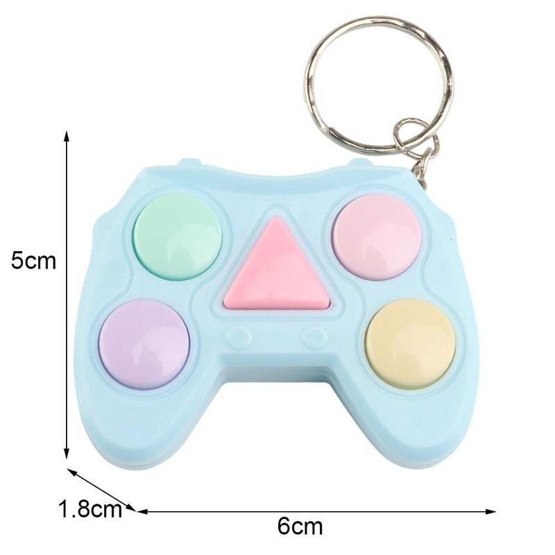 Kinderen Speelgoed Gamepad Vorm Geheugen Doolhof Kubus Gadget Sleutelhanger Educatief Spel Console Relief Stress Mini Speelgoed Spel Handvat