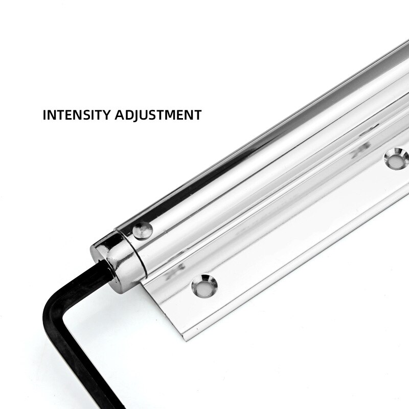 Cierre de puerta automático ajustable, dispositivo de cierre de puerta automático con resorte, de aleación de aluminio, adecuado para muchos tipos de puertas