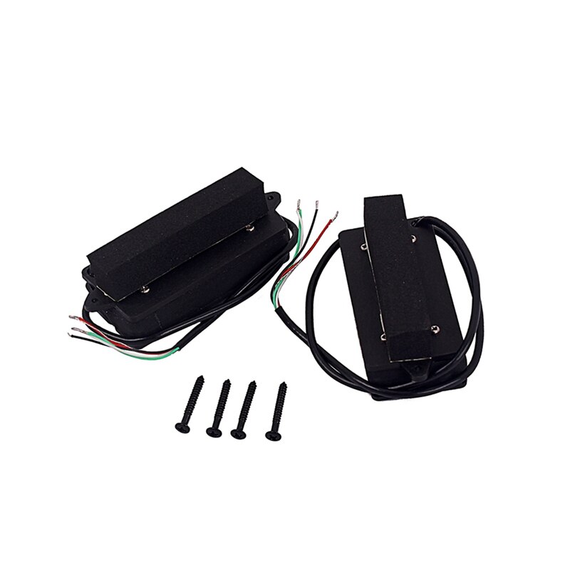 1 sæt dual coil guitar pickup 7 strenget guitar hals bro til fender stratocaster squier telecaster bas guitar