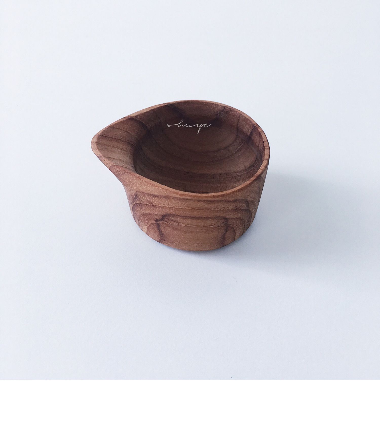 Mini houten koffiemelkkannetje keukengerei koffieapparaat praktische koffie melk sap thee mokken thuiskantoor kan sap bevatten  la559: S