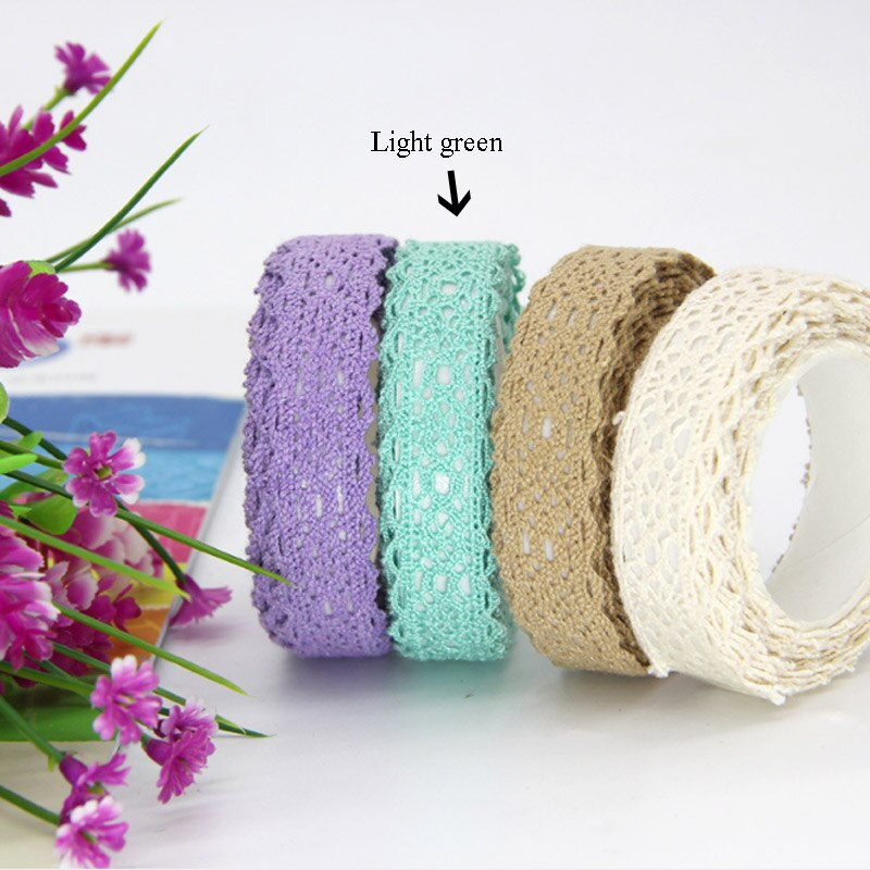 Tapicerka tkanina DIY haftowana siatka 2 jardy taśma koronkowa taśma wykończeniowa sznurek robić szycia dekoracja nić bawełniana ręcznie robiona tkanina na odzież: lekki zielony