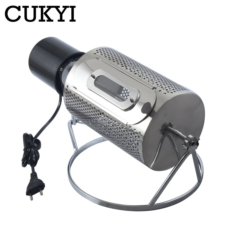 CUKYI Household Electric Coffee Roaster Coffee Bean Roasting Machine Stainless Steel Nuts Bean Baking Machine