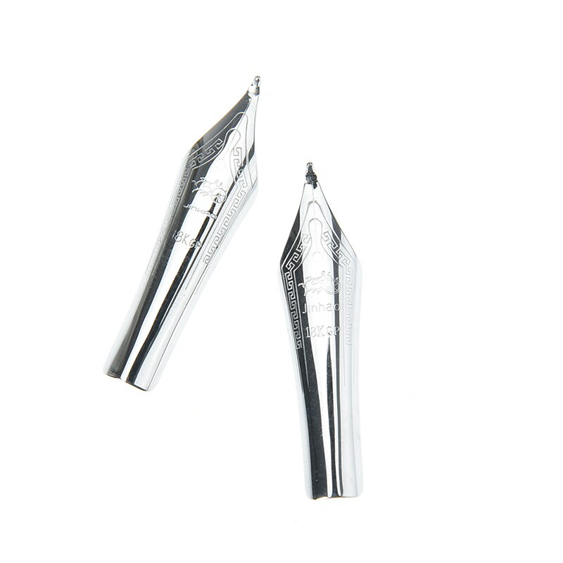 1 PCS 750 159 Silver Fountain Pen Curved Tip Diy For Jinhao