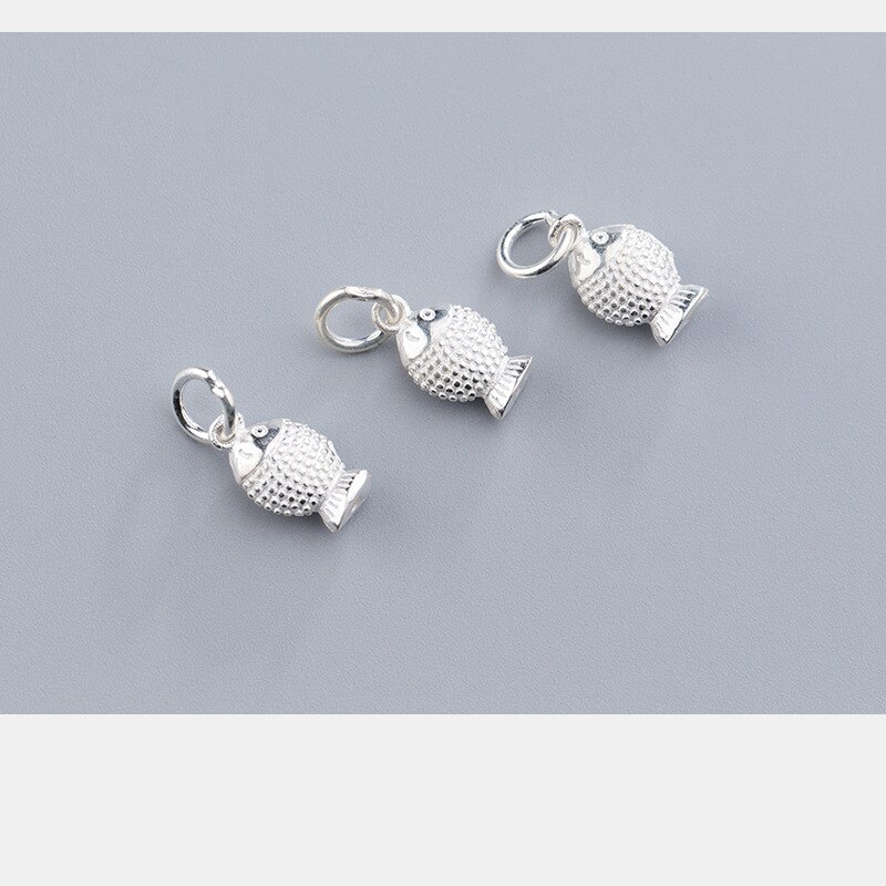 Uqbing 925 Sterling Zilveren Vis Bedels Voor Vrouwen Bijoux Dier Sieraden Bevindingen Acessories