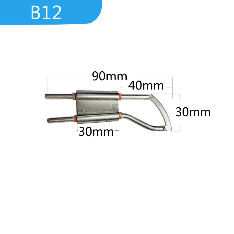 Lame de coupe chaude pour corde en tissu, couteau chauffant électrique, accessoires de coupe, couteau à rainurer en mousse, lame droite pour couper le Nylon