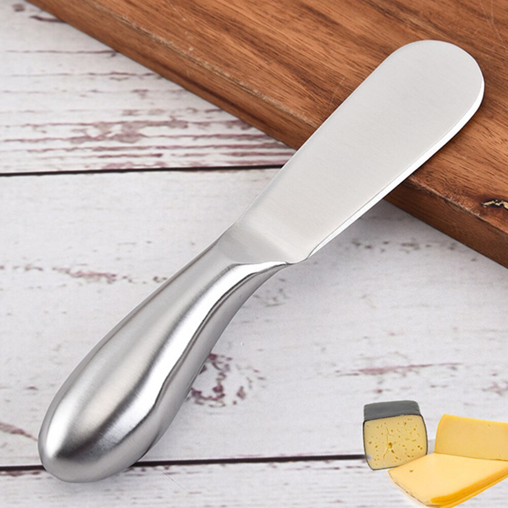 2pcs Home Cheese Spreader Multipurpose Kitchen Tool Butter Cutter Smooth Slicer Stainless Steel Jam Portable Party Easy Clean