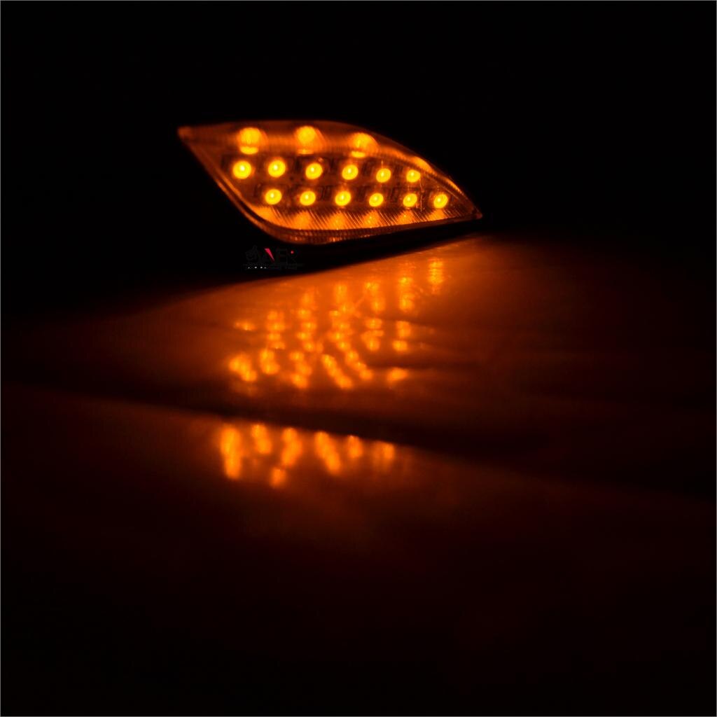 2x Chrom Schädel Geister Blinker Motorrad LED Blinker Licht für Harley Zerhacker Suzuki Honda Yamaha Universal-
