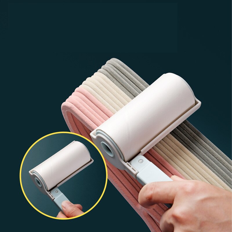 Cintre floqué pour vêtements, 10 pièces, cintre Semi-circulaire, antidérapant, épaule large, organisateur suspendu sans couture, Anti-déformation