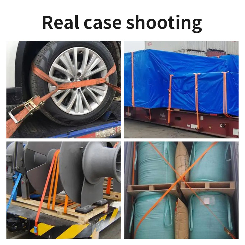 Tenditore per cintura vincolante per camion Tenditore a cricchetto piccolo Imballaggio di carico autobloccante e ispessimento della cintura per aereo di fissaggio