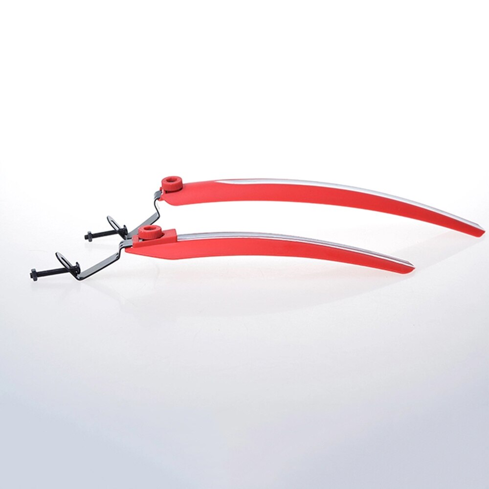 1 Pair Bike Universal Mountain Bicycle Mud Guard Quick Release Cycling Riding Equipment Accessories (Red)