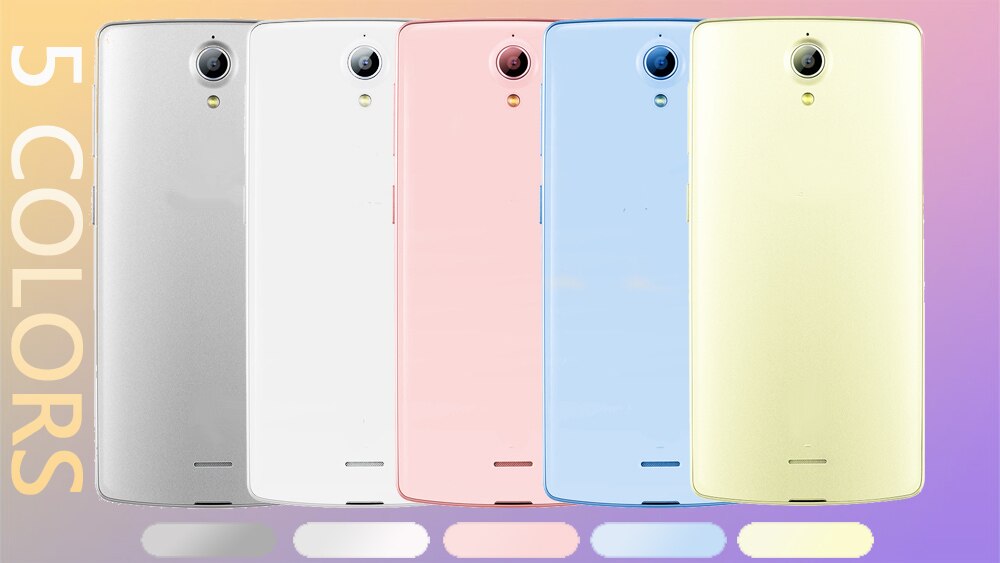 Globale versie 5e 2g ram +16g rom 5.0 inch android 5mp+13mp voor/achter 4g lte nfc smartphones quad-core mobiele telefoons celuares