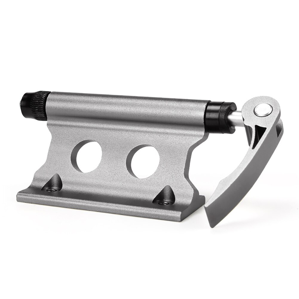 Horquilla frontal de liberación rápida para bicicleta, soporte de Clip fijo para equipaje, soporte para todoterrenos y coches, accesorios de entrenamiento para bicicleta: Silver