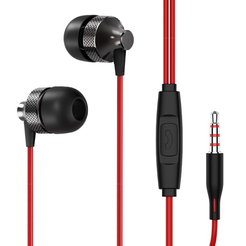 Auriculares con cable y micrófono para Xiaomi Redmi Note 9 Pro Max 8 Pro 8T 7 7S 5 K30 K20 8A Dual 7A 6 6A Y3 S2 Y2 GO