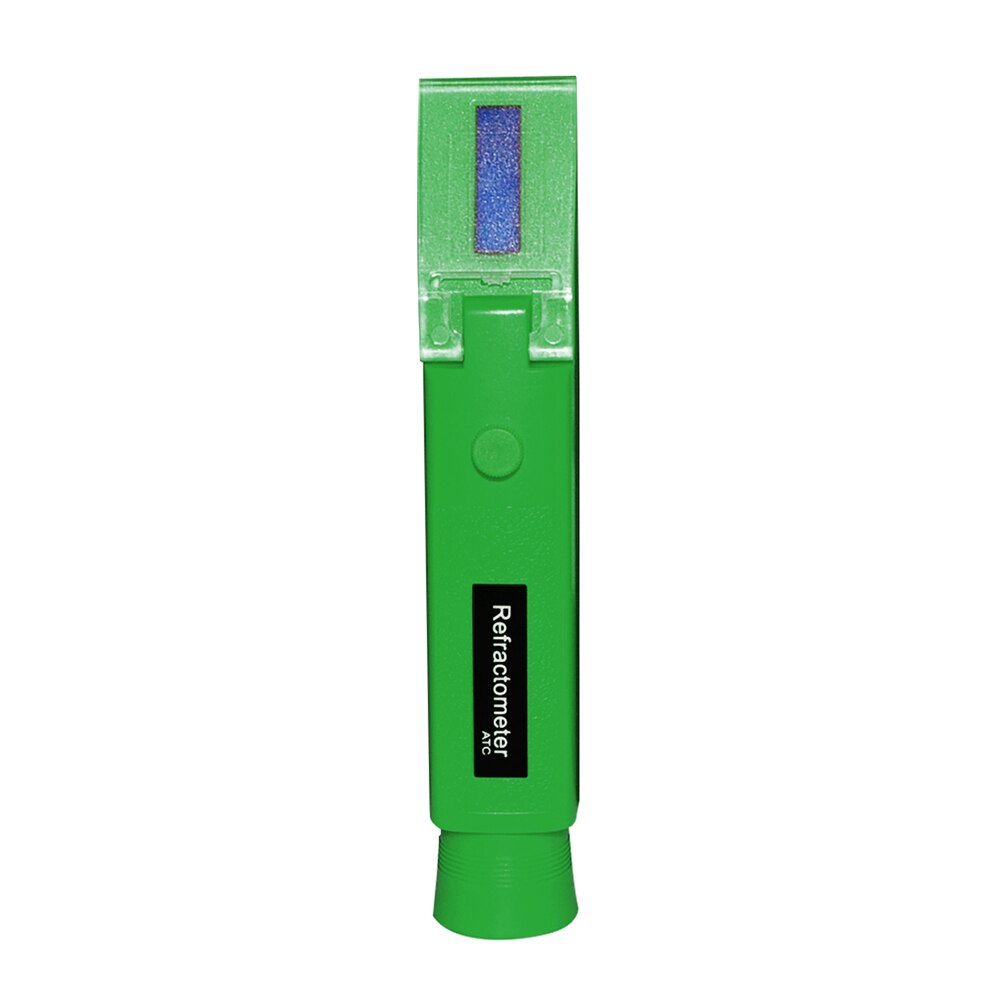 0-32% Measure Range Handheld Brix Meter Candy Concentration Meter Refractometer Optical Sugar Food Beverages ATC Content Tester: Green