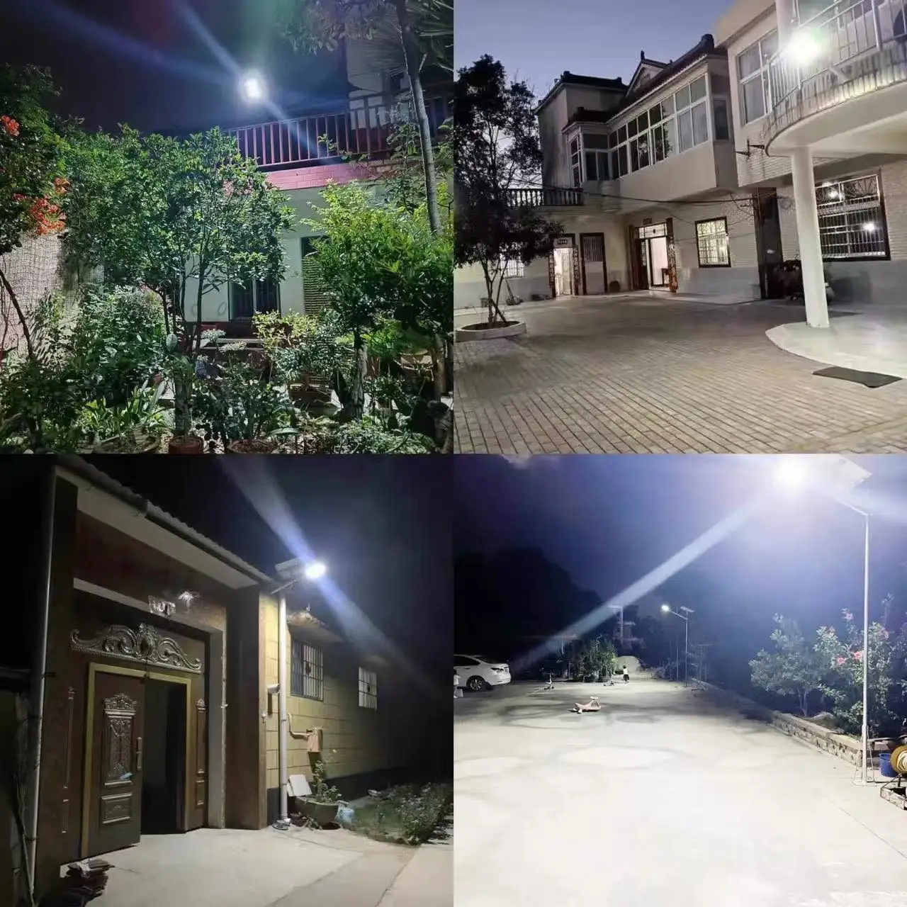 Luz Solar Externa 100000LM com Sensor de Movimento - Luminárias de Parede à Prova d'Água IP65, Iluminação para Jardim, Rua e Vila