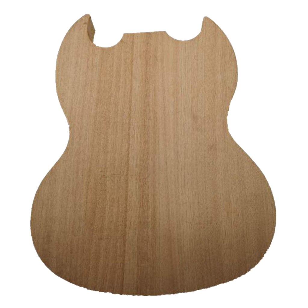 Okoumé bois guitare électrique corps blanc matériel Luthier approvisionnement guitare faisant Kit