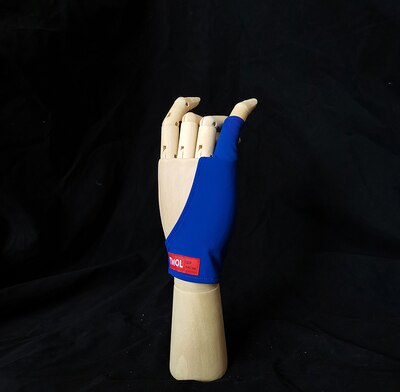 Vrouwelijke Grijs Zwart Rood 1 vinger anti-fouling handschoenen wacom tekening schrijven schilderen digitale tablet handschoen: Blauw