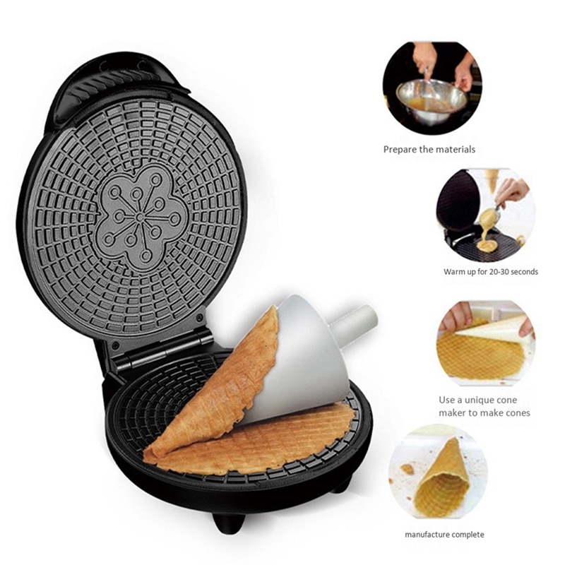 Wafel Maker Sokany Loempia Machine Ijs Reel Machine Ontbijt Machine Kinderen Thuis Commerciële Ei Wafelijzer Eu Plug