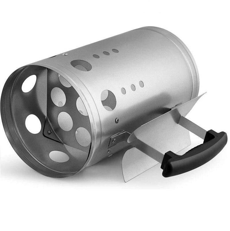 BBQ Barbecue Chimney Starter Charcoal Grill Steel ... – Vicedeal