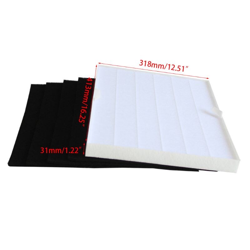 1 verdadeiro filtro hepa + 4 filtros de substituição de carbono um tamanho 115115 21 para winix plasmawave purificador de ar 5300 6300 5300-2 6300-2 p