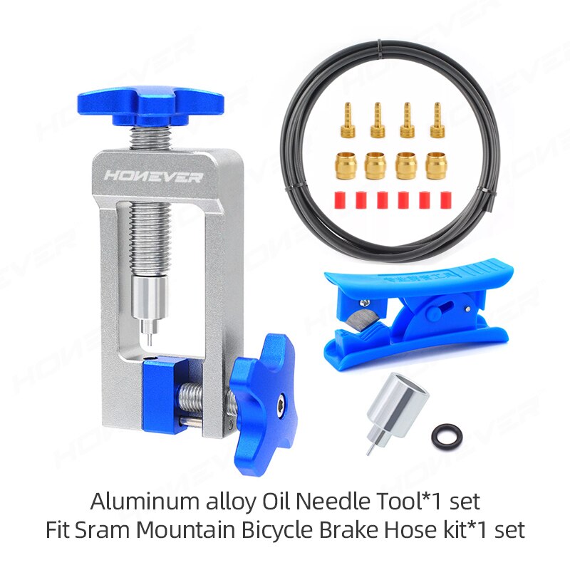 Road Bike Hydraulic Brake Cable Set Oil Needle Installation Tool T-Head Tube Oil Tube Cutter Bicycle Multifunction Repair Tool: aluminum SRAM cable