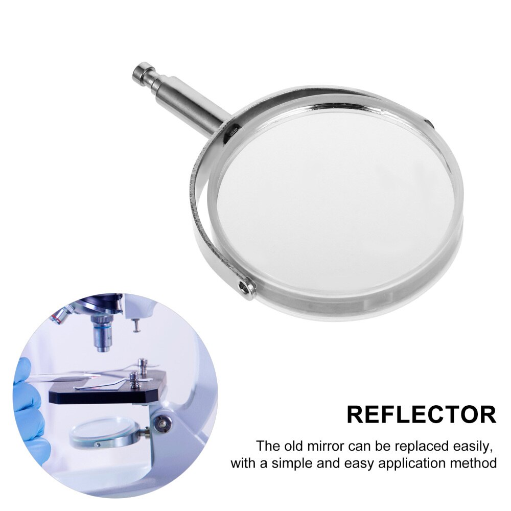 1pc Useful Microscope Accessories Mirror Reflecting Mirror for Gathering Light