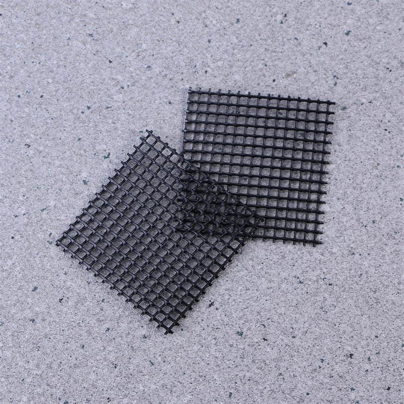 100 stk plastik blomsterpotte mesh pad bund gittermåtte forhindrer jordtab lækagesikker pad anti-korrosions åndbart net
