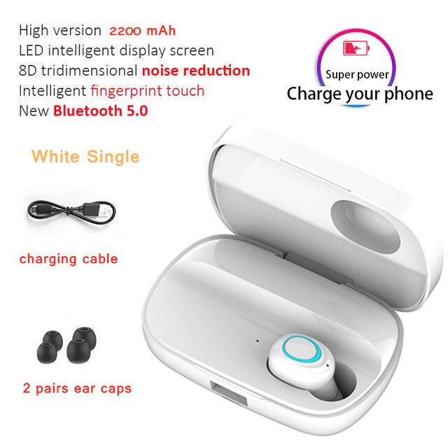 3500mAh LED Bluetooth Wireless Headphones Earphone. Grandado