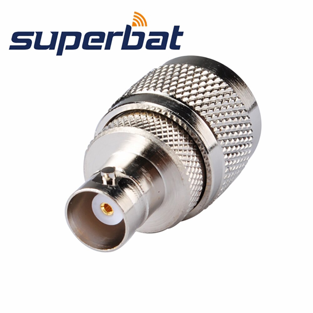 Superbat N-BNC – adaptateur N mâle vers BNC femelle, connecteur Coaxial RF droit