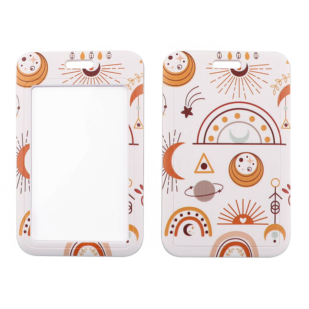 JF1397 Rainbow Lanyards ID Card Badge Holder Keychain Colorful Printing Neck Straps Keychain Cellphone Rope Teacher: 5