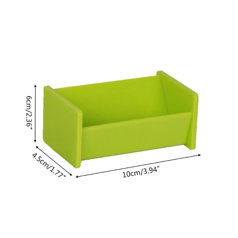 Desktop Business Name Card Box Storage Display Stand Holder Rack Table Organizer