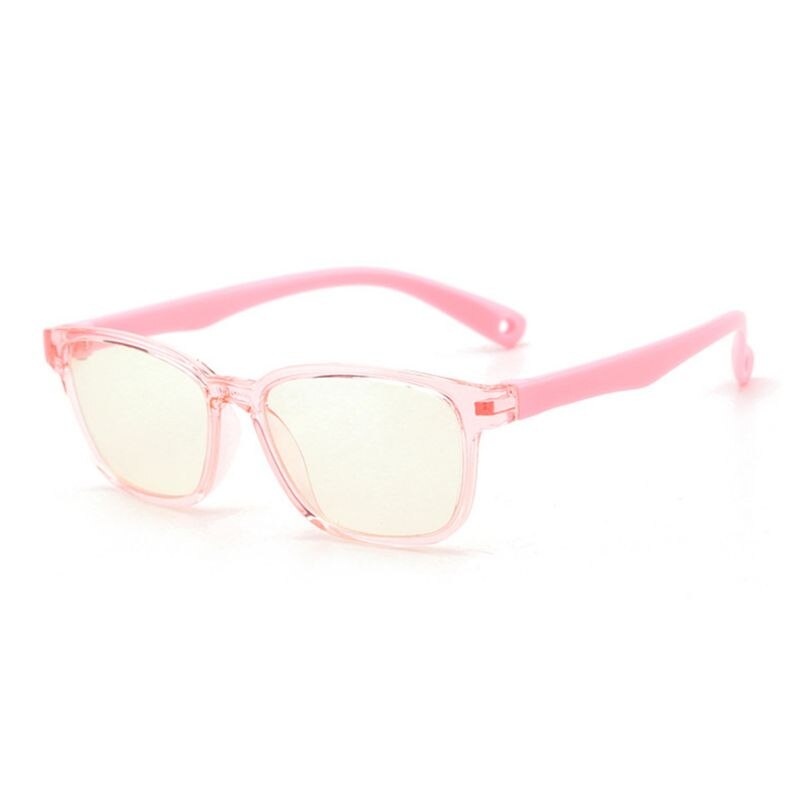 Glasses Kids Blue Light Anti Glare Filter Children Eyeglasses Girl Boy Optical Frame Blocking Clear Lenses: P