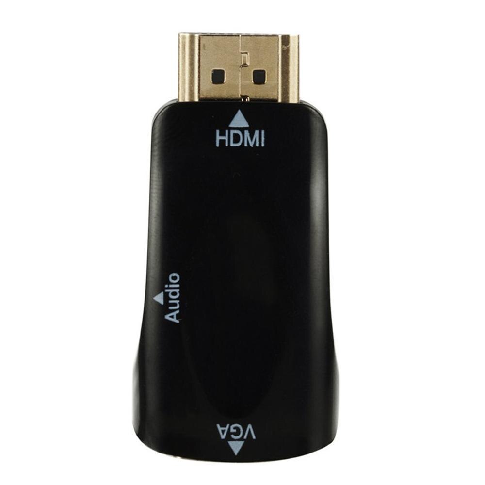 Hdmi naar vga-adapter hdmi revolution powered by hdmi voor pc, laptop, dvd  ps3, xbo 360 en ander high-definition apparaat met vga-monitor