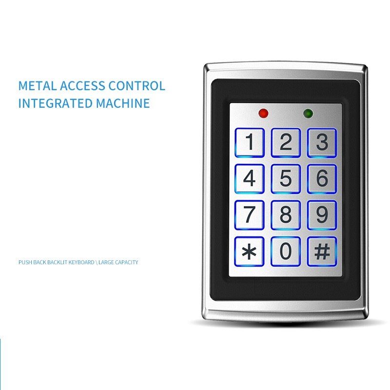 Metal case RFID Standalone keypad access control for gate door lock access(not wateproof)