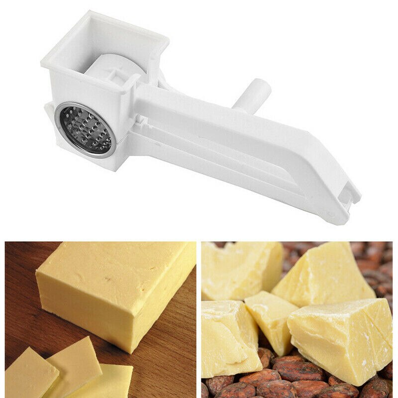Manual Rotary Cheese Grater With Stainless Steel Drum Multifunction Butter Chocolate Cutter Tools Kitchen Accessories