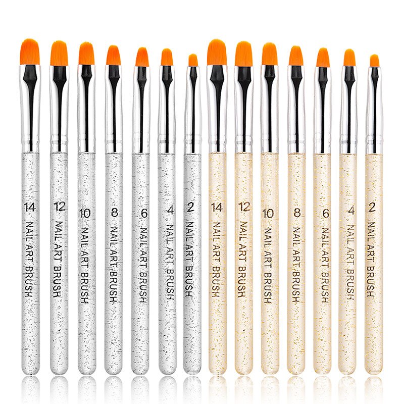 3/5/7 stk uv gel pensel pen negle liner maleri tegne pensler akryl tegne pensel til negle manicure børster sæt