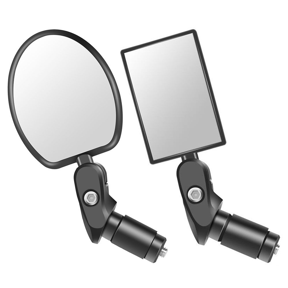 Bicycle Bar End Mirror 360 Rotating MTB Mountain Bike Rearview Rear View Mirror Cycling Accessories Reflector Universal