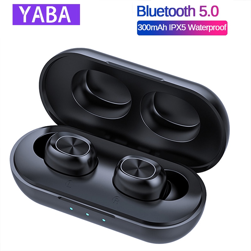 YABA BTH-239 Touch Control Bluetooth Earphones, TWS Wireless arbuds Waterproof 9D Stereo Music Headset for Xiaomi ,PK t3 gt1