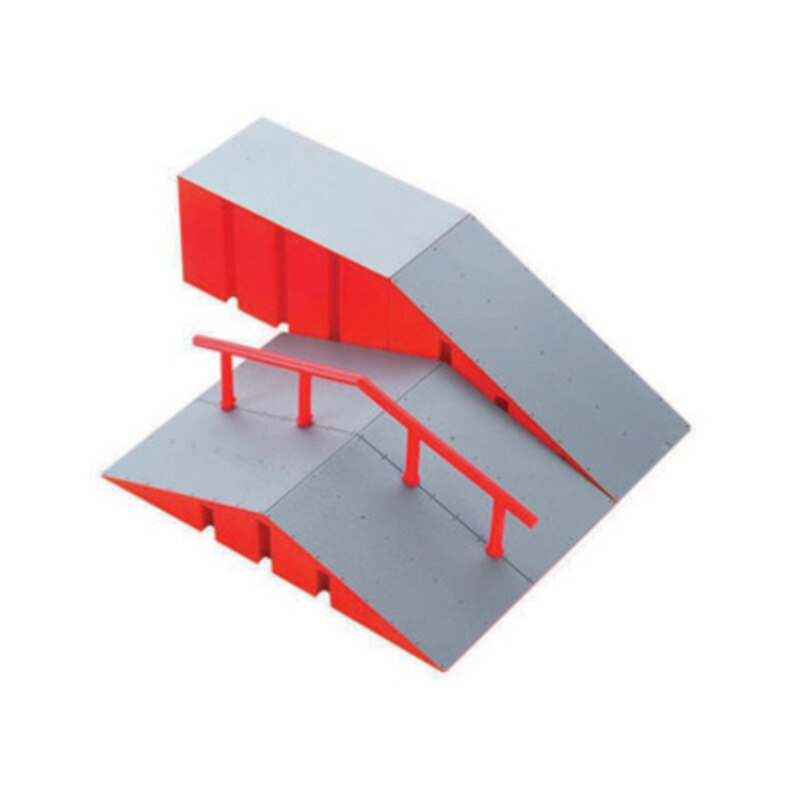 Finger skate park mini scooter ramp mini skate ramp jul födelsedag för barn: D