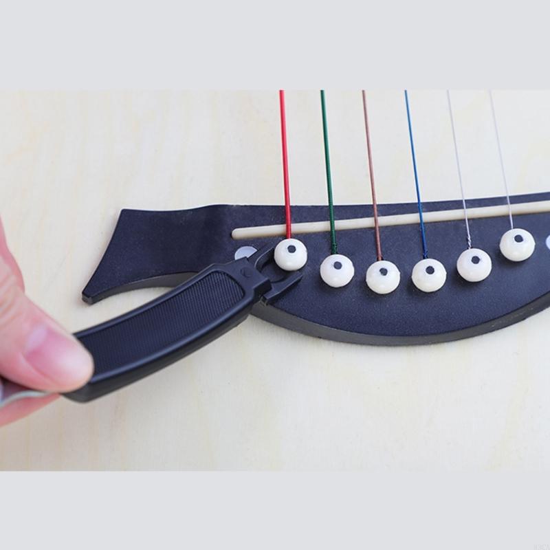 3 in 1 Multifunctional Guitar String Tool Guitar Bridge Pin Puller, Guitar String Winder Cutter, Guitar String Cutter